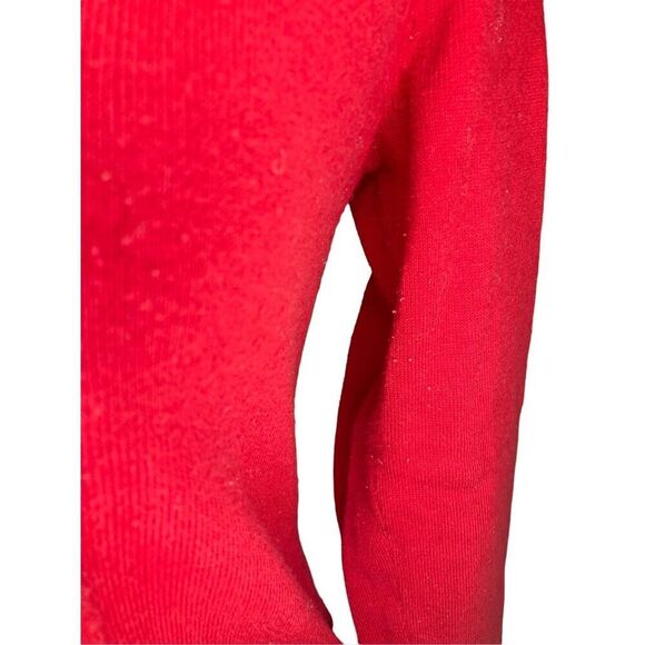 Notations Ruffled Sweater Sheer Stripes Winter Everyday Preppy - Picture 11 of 14